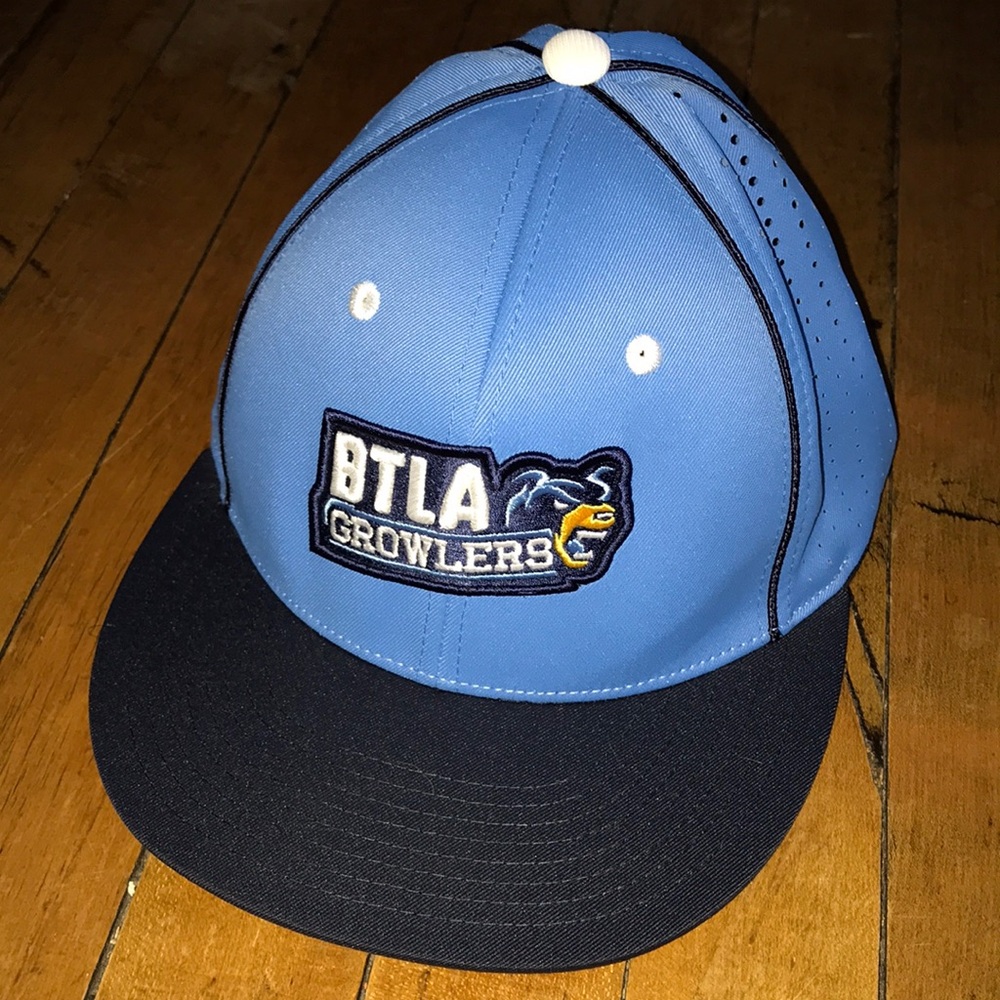 BTLA Growlers Light Blue and Navy Snapback Hat